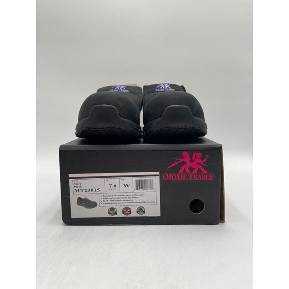 MOXIE TRADES Mary MT23015 Women's NEW Composite-Toe Work Shoe Black US Size 7 W - Picture 11 of 11